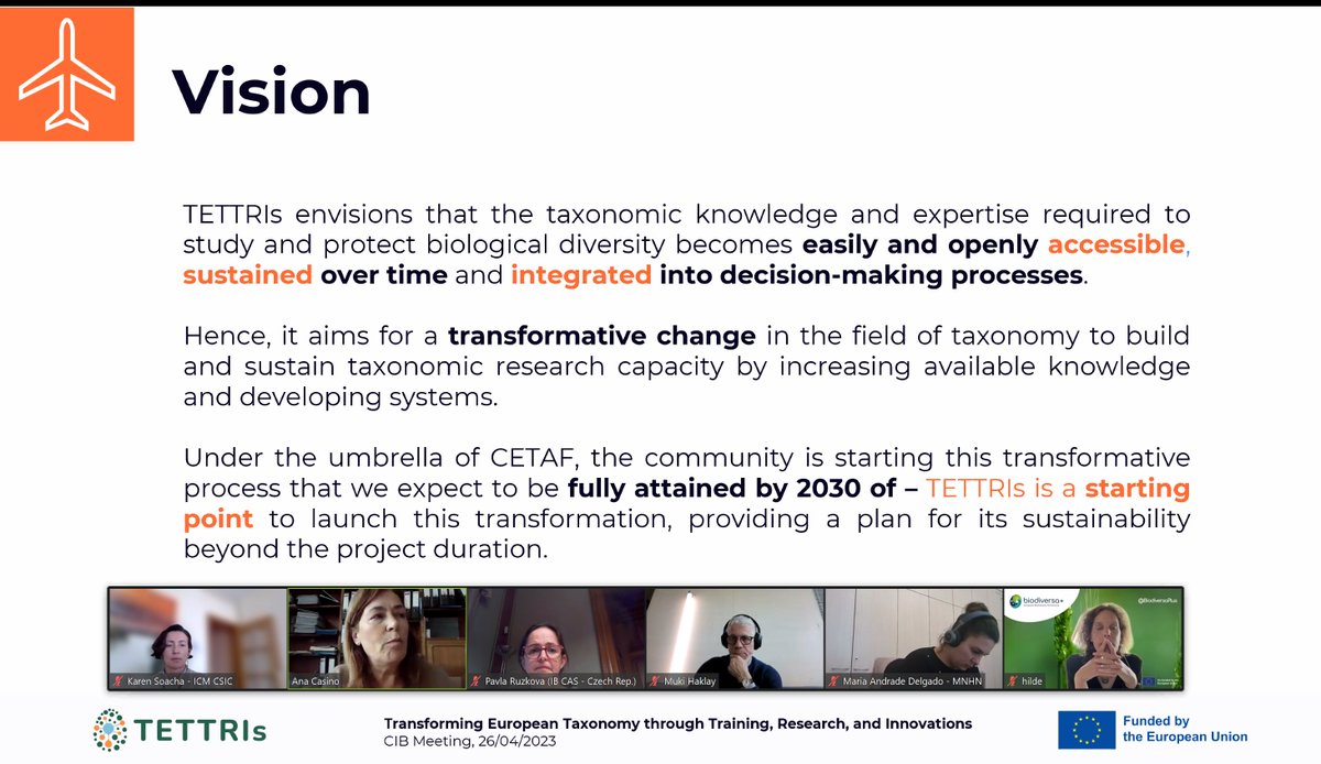 Acknowledge to be part and thrilled to work with  <a href="/TETTRIsEU/">TETTRIs</a> advisory board on innovative and #participatory #citizenscience approaches to taxonomic tools-training. Key challenge also for #citizenobservatories  identification of #natureobservations <a href="/ICMCSIC/">ICM-CSIC</a> <a href="/EMBIMOS_CitSci/">EMBIMOS Research Group</a>
