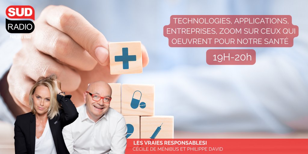 Sud Radio (@sudradio) on Twitter photo 🔴 #LesVraiesVoix responsables
▪️ Salon <a href="/MedInTechs1/">MedInTechs</a>
▪️ La technologie au service de Parkinson !
▪️ @bonjour_malo prend soin de vous et vos enfants
▪️ <a href="/Bliss_DTx/">Butterfly Therapeutics (Bliss DTx - Endocare)</a>, la thérapie numérique
🎙️ <a href="/MurielBenitah/">Muriel Benitah</a>, Caroline Atlani, <a href="/etiennelepoutre/">Etienne Lepoutre</a>, <a href="/madhudesbois/">Madhu Desbois</a> et Laurent Maury 🔴 #LesVraiesVoix responsables
▪️ Salon <a href="/MedInTechs1/">MedInTechs</a>
▪️ La technologie au service de Parkinson !
▪️ @bonjour_malo prend soin de vous et vos enfants
▪️ <a href="/Bliss_DTx/">Butterfly Therapeutics (Bliss DTx - Endocare)</a>, la thérapie numérique
🎙️ <a href="/MurielBenitah/">Muriel Benitah</a>, Caroline Atlani, <a href="/etiennelepoutre/">Etienne Lepoutre</a>, <a href="/madhudesbois/">Madhu Desbois</a> et Laurent Maury
