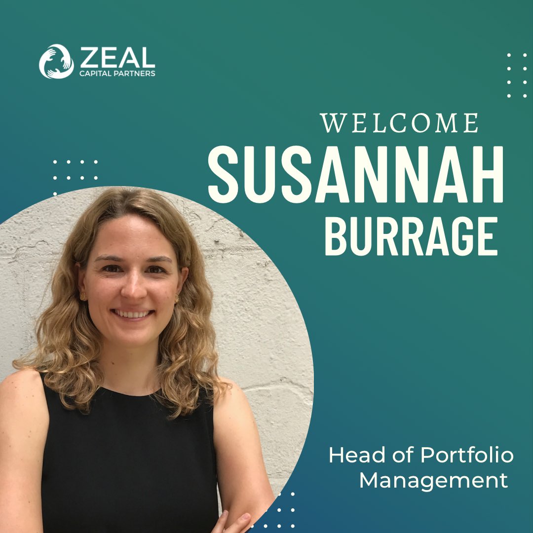 We are thrilled to announce that @SusannahBurrage has joined Zeal as our Head of Portfolio Management. Susannah is uniquely well positioned to manage the health of our portfolio and establish a dynamic support system to our founders. lnkd.in/g5AH4htG