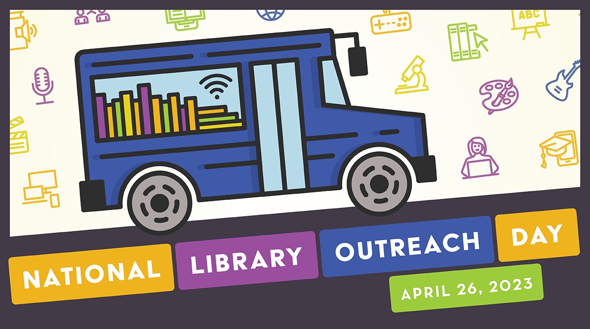Happy National #LibraryOutreachDay! Shout out to all the libraries and dedicated library professionals who meet patrons where they are.
#NationalLibraryWeek