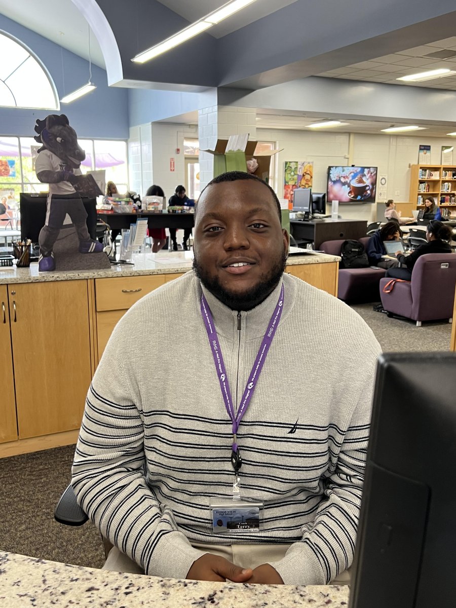Happy Administrative Professionals Day to Coach Harrison Terry!!! Thank you for making the @LibCommons_RVHS  a brighter place!!! <a href="/LikelyLibrarian/">Andrea Harmon</a> <a href="/CherylWHunter/">Cheryl Hunter</a> <a href="/rvhs/">Ridge View High School: A Med Pro Magnet</a> <a href="/DrBrendaMack/">DrMack</a> @MCulbertson_RV  <a href="/CurtisBates06/">Curtis M. Bates</a>