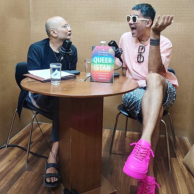 Recorded a fab new podcast for filmmaker and icon Ashish Sawhny with <a href="/audiomaticIN/">Audiomatic</a> today on queer media representation in India and globally - can’t wait for it to drop. We took a fun trip down memory lane…