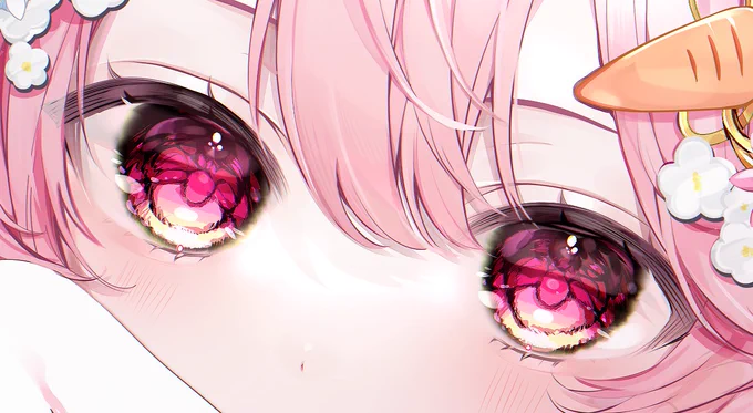 目を描くのが好き 
