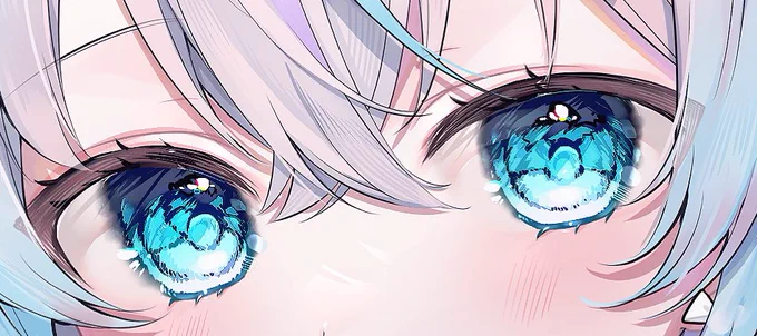 目を描くのが好き 