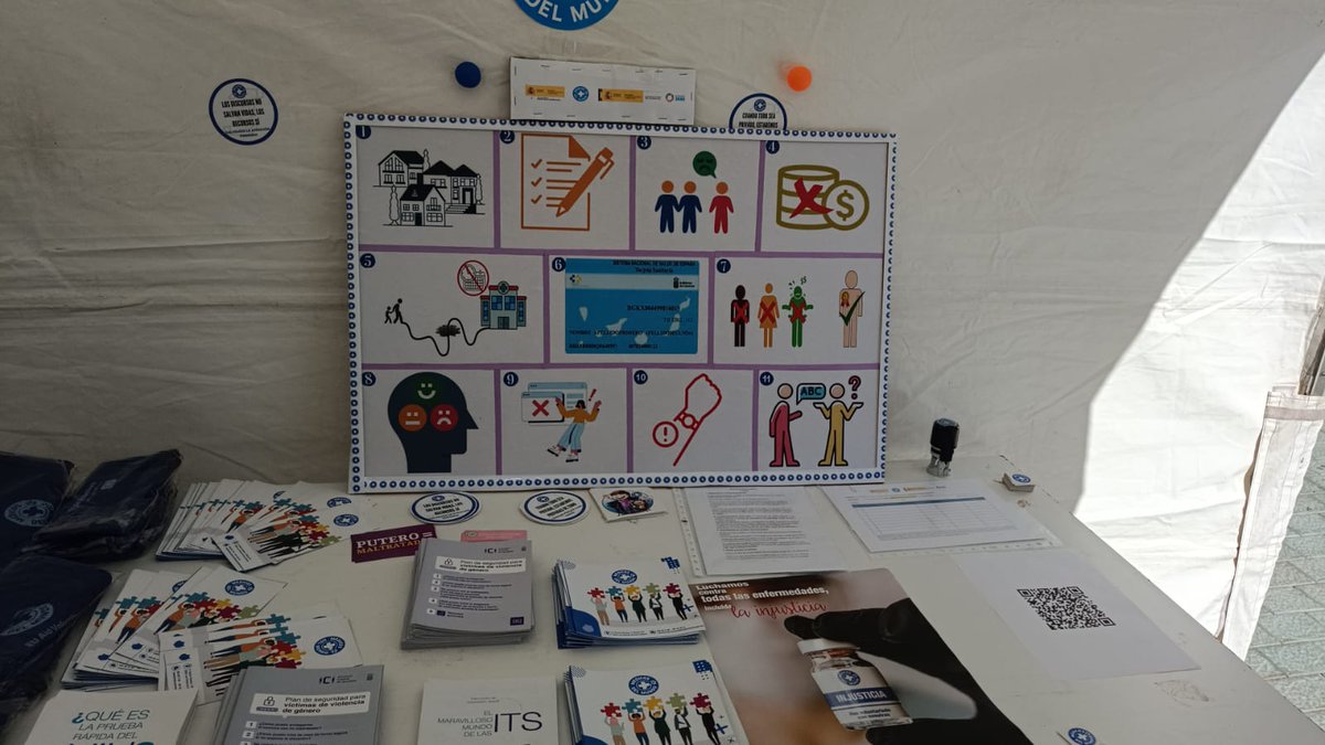 MDMCanarias's tweet photo. El sábado estuvimos en ESPAL haciendo una actividad con las familias para dar visibilidad a todas las barreras que existen para el Acceso al Sistema Sanitario #SanidadSinBarreras https://t.co/K0p3QnLXv6