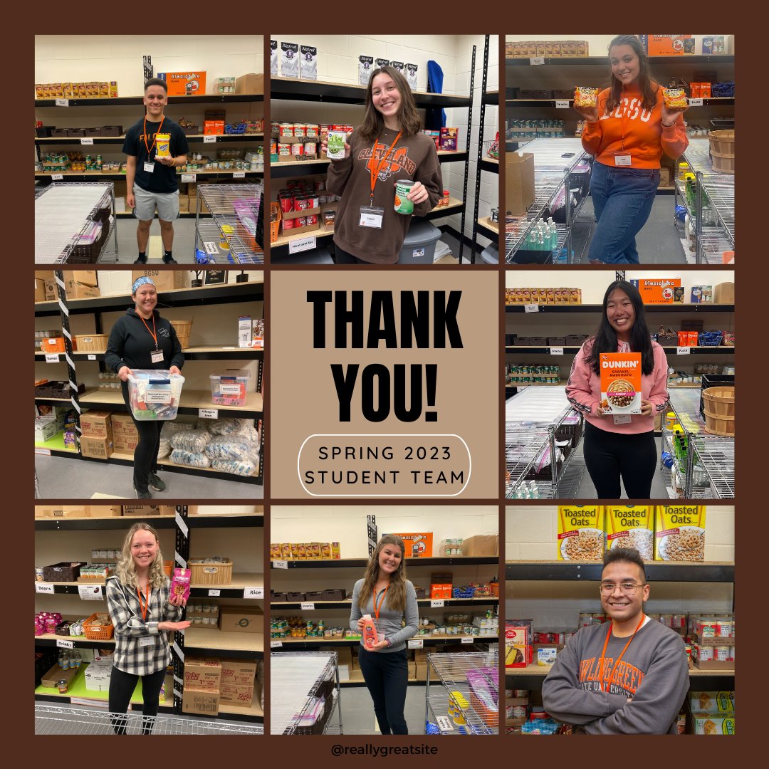 falcon_food's tweet photo. It's been an amazing semester working with this great team of students. Your work is appreciated by everyone at #BGSU. Thank you Ethan, Colleen, Bella, Katelynn, Gracie, Emma, Katie and Lorenzo!
#FeedingStudentSuccess
#SwipeOutHunger https://t.co/PpKgczlWRt