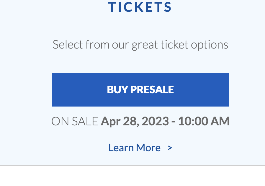 Joe_Chui's tweet photo. @nabongbokkie @BLACKPINK @MLB @OracleParkSF @axs Ok update, so it seems like Bay Area presale starts at a later date LOL, makes sense the first 2 dates work https://t.co/a9uWw82PL5