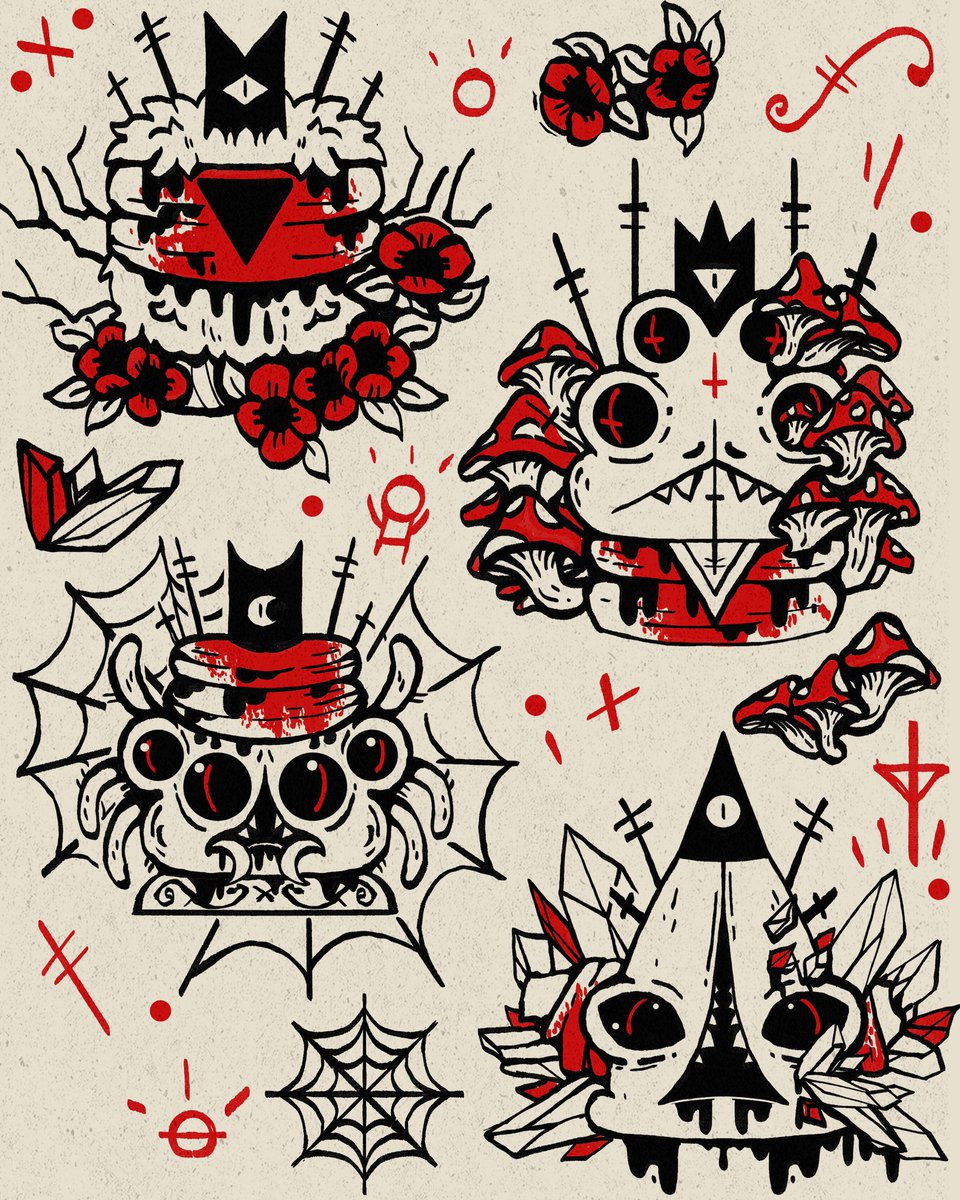 SerafineLea's tweet photo. Super into the Relics in the new #CultoftheLamb DLC. What character should I make into flash next? Lambert? Clauneck? ... Sozo? Maybe a certain relic collector? https://t.co/jipDzyVuSI