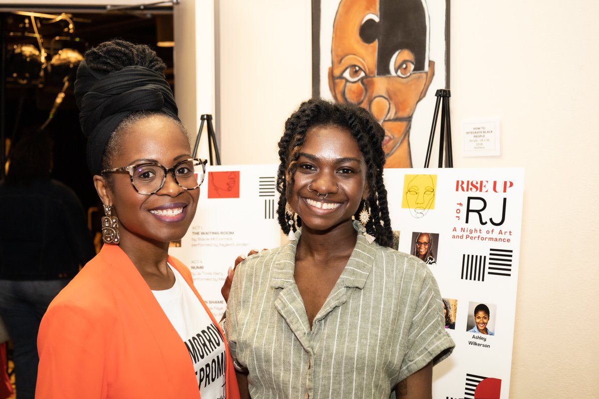 At the end of #BMHW23, we came together to create a sanctuary of healing, resistance, and joy at Rise Up for RJ. Thank you to Director and Curator, vickie washington, and Visual Artistic Director and Curator, classi nance, for uplifting Black storytellers through powerful art.