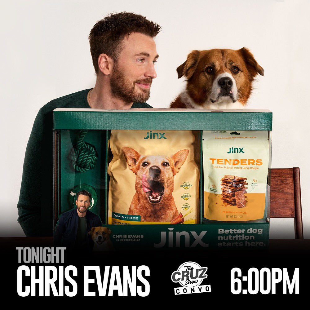Real923LA's tweet photo. 🚨@ChrisEvans Today on @TheCruzShow ! Listen live for a special autographed giveaway 

https://t.co/MuyOQOz88Q https://t.co/JiN2q5Mejh