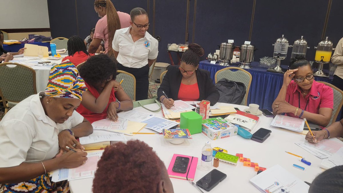 Early Childhood Commission (@eccja) on Twitter photo ECC making an effort to improve Jamaica School Readiness Assessment process. Timeline is crucial to the overall impact. <a href="/karlenedesland1/">Karlene</a>
<a href="/tkmsingh/">Trisha K Williams-Singh</a> <a href="/yvette_wilso/">Yvette Edwards-Wilson</a> <a href="/MOEYJamaica/">MOESYI Jamaica🇯🇲</a>
#12StandardsMatter #JSRA ECC making an effort to improve Jamaica School Readiness Assessment process. Timeline is crucial to the overall impact. <a href="/karlenedesland1/">Karlene</a>
<a href="/tkmsingh/">Trisha K Williams-Singh</a> <a href="/yvette_wilso/">Yvette Edwards-Wilson</a> <a href="/MOEYJamaica/">MOESYI Jamaica🇯🇲</a>
#12StandardsMatter #JSRA