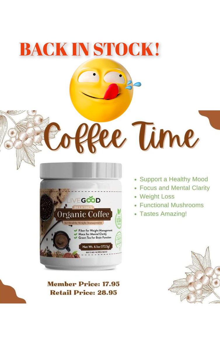 linktr.ee/LiveGoodbyPhid…
❣️
#LiveGoodbyPhidpac #LGbyPhidpac #CoffeeTime #Coffee #coffeelovers #Mushroom #coffeewithmushrooms #livegood #healthycoffee #livegoodopportunity #affiliateswanted #Trending #TrendingNow #affiliatemarketing