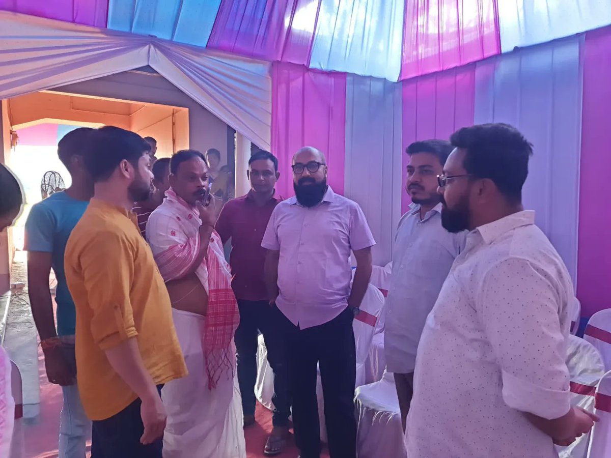 mriganka_dr's tweet photo. #familyfunctions opportunitize us to meet & socialize with our #karyakarta_families . Today,at #sulakaran ceremony of Hon Mandal President @jyotishsarma at Haribhanga, #tihu @RanjeetkrDass @BJP4NALBARI https://t.co/6E9Wxs4f2I