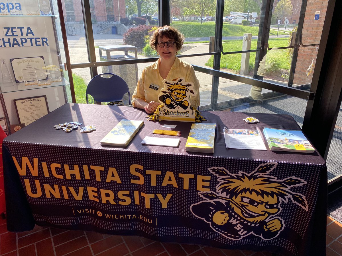 If you’re on the <a href="/highlandcc/">Highland (HCC)</a> campus this morning, stop by the @wichitastate table outside the theater. Come see why we’re the #1 transfer destination for Kansas community college students 12 years in a row! <a href="/Olpe1/">Neal Hoelting</a> <a href="/WuChad/">Chad Steinkamp</a> <a href="/wheatweet/">Bobby Gandu</a>