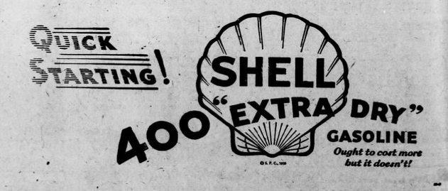 Time to get today revved up! From 1930. #Gas #OldAdvertising #Gasoline #cars #trucks #Shell #vintage #Ads #history #memories