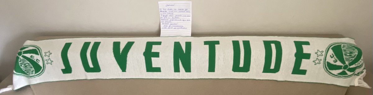Monique_Silva's tweet photo. Não é só o Nenê que tem cachecol do @ECJuventude, hein! 

Olha essa LINDEZA que chegou! 🥰

Um presente pra lá de especial da loja do Ju, a Nação Jaconera (insta https://t.co/Ox8o51Ra3j ), direto pra minha coleção! 
Um agradecimento todo especial pra maravilhosa @FranMesari! https://t.co/61f21Q8qPT