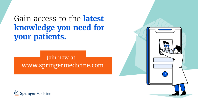 Springer_Med's tweet photo. We are pleased to share that Springer Medicine has fully launched! Covering a broad range of clinical specialties, stay up to date with our easily digestible #medicaleducation content.

Register today and gain access to the latest knowledge you need for your patients.