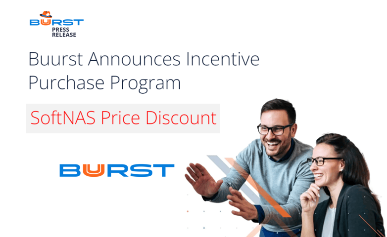 BuurstData's tweet photo. Buurst has announced a #Price #Discount #Promotion on mid- and high-end #SoftNAS Instance Sizes! The new discount program is designed to offer significant savings to new customers providing a much-needed boost to their bottom line... https://t.co/1KtrV3nupN

#cloud #cloudworld https://t.co/Dz4zFeF4bR