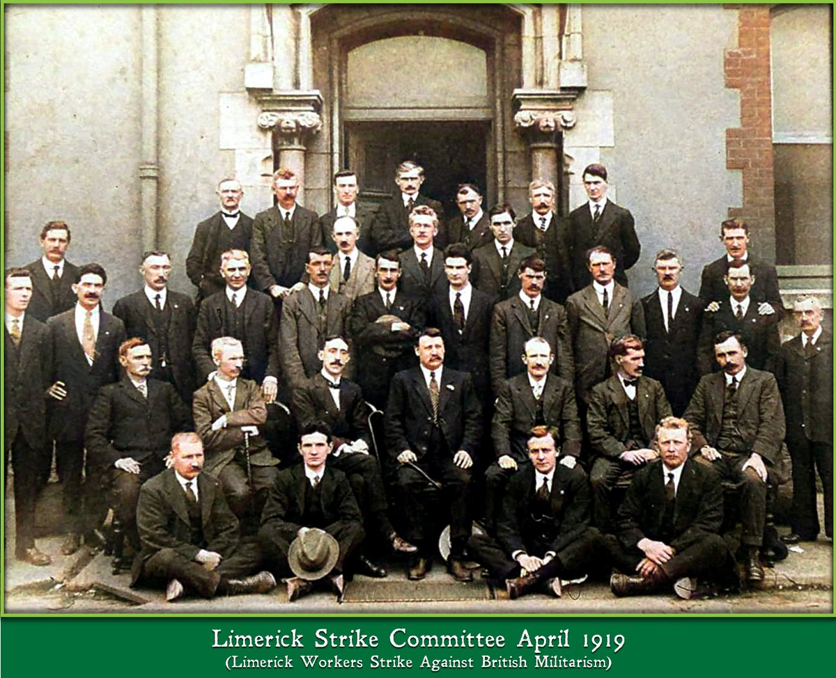 LimerickMuseum's tweet photo. Today in 1919..
"The Limerick Soviet" ends after two weeks, when Mayor O’Mara and Bishop Hallinan called for the Strike to end, and the Strike Committee issued a Proclamation on 27th April stating that the Strike was over.
#Limerick #LimerickSoviet
#OTD https://t.co/uSOGfWxV3R
