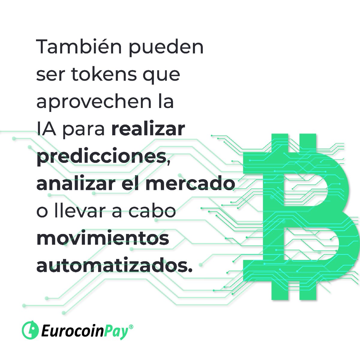 eurocoinpay's tweet photo. ¡Hoy te contamos qué son la #criptomonedas de #InteligenciaArtificial!💥
¿Las conocías?🤔 ¡Te leemos en comentarios!👀
#criptoactivos #criptoactivosdigitales https://t.co/R0tg2GucM4