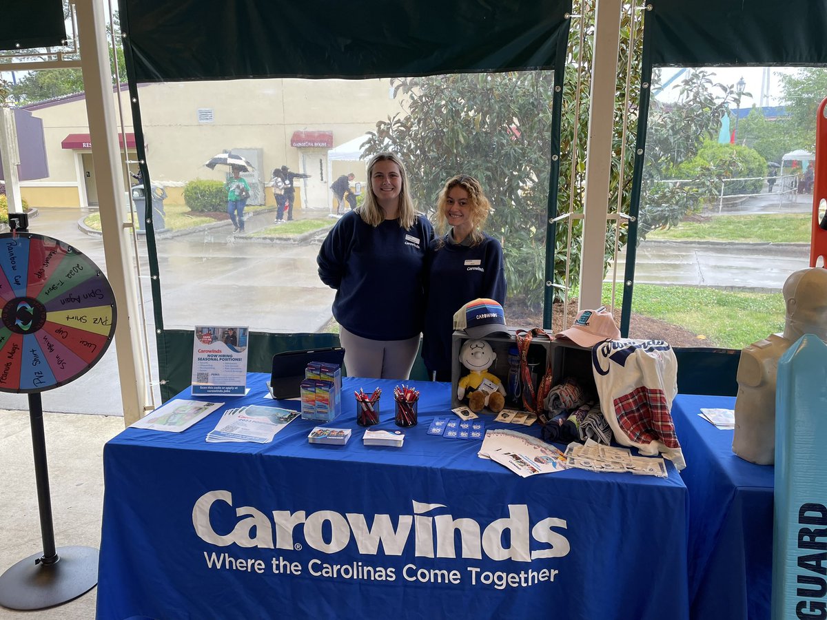 ncworkforce's tweet image. The Job Fair of the Carolinas is going on right now (until 1pm) at @Carowinds! More than 60 employers from both North &amp;amp; South Carolina are here to meet jobseekers. #ncworks #scworks @SCDEWinfo