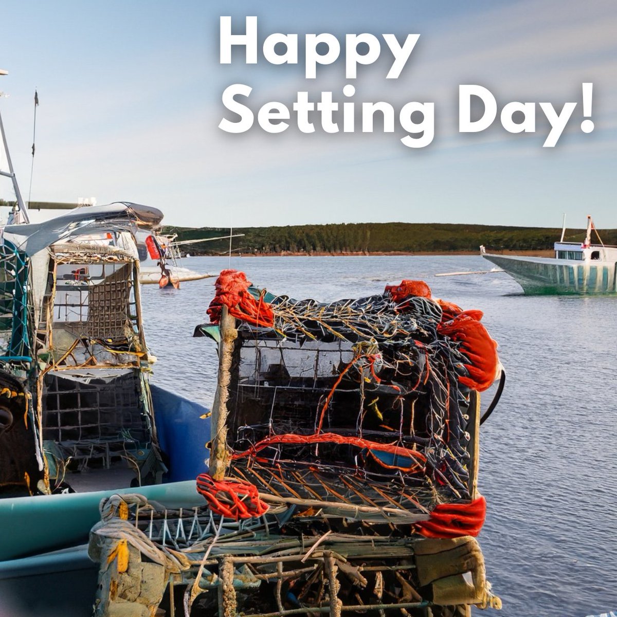 It's official - setting day has arrived in PEI!  Today marks the start of the spring lobster fishing season on the island's South Shore.  Join us in celebrating this exciting event and the hardworking folks who make it all possible. #SettingDay2023 #PEILobsterSeason #FreshSeafood