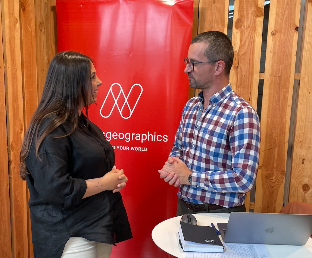 NexusGeographic's tweet photo. Avui part del #NexusTeam s’ha traslladat a la @univgirona per participar al @ForumEPS. És la trobada anual que connecta estudiants i empreses.
Si ens veus, saluda’ns! 👋🏼 https://t.co/xdFTGcGg6P