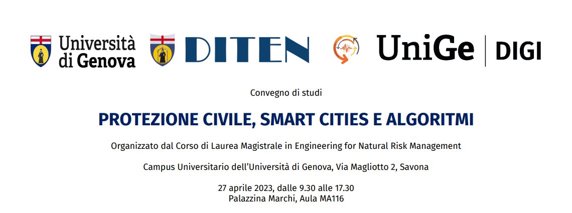 artys_it's tweet photo. Artys al Convegno "Protezione Civile, Smart Cities e algoritmi" di @UniGenova. Sarà una nuova occasione di confronto e #ricerca sulle soluzioni #innovative a supporto della protezione civile come componente essenziale di una #smartcity.
#climatechange #AI https://t.co/PSyVa8Sqf4 https://t.co/5QljRHibwA