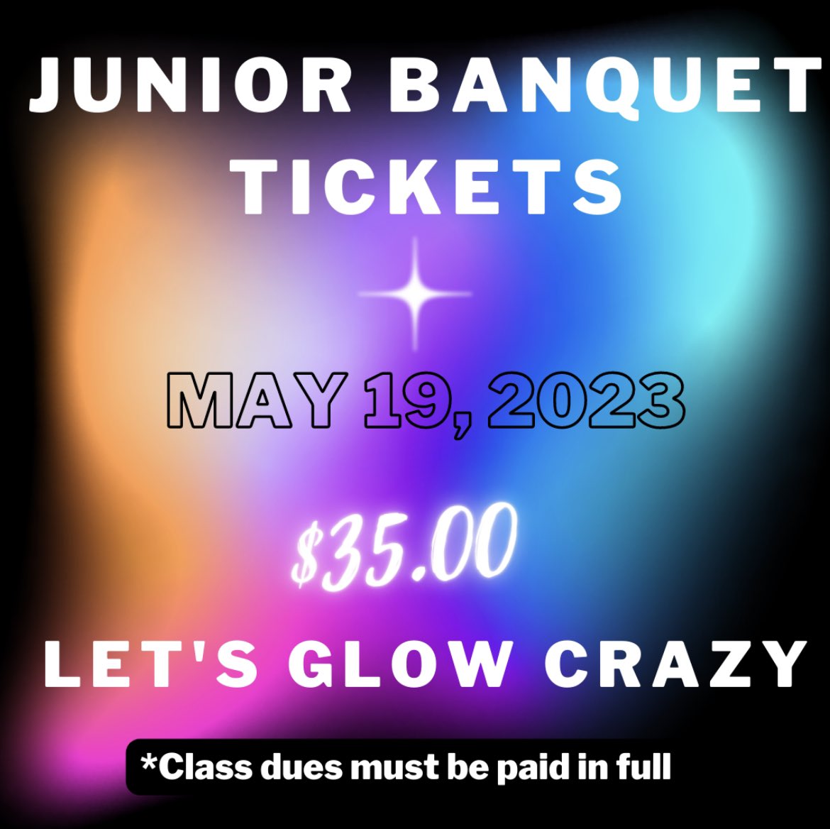 ATTENTION  <a href="/dartmouth_2024/">DHS Class of 2024</a>! LET’S GLOW CRAZY!

JUNIOR BANQUET TIX ARE ON SALE! 🕺💃🏽

See below for more info! A detailed email was also sent out yesterday!

See me or Ms. Lassey with questions! 
<a href="/DartmouthHS/">DartmouthHS</a>