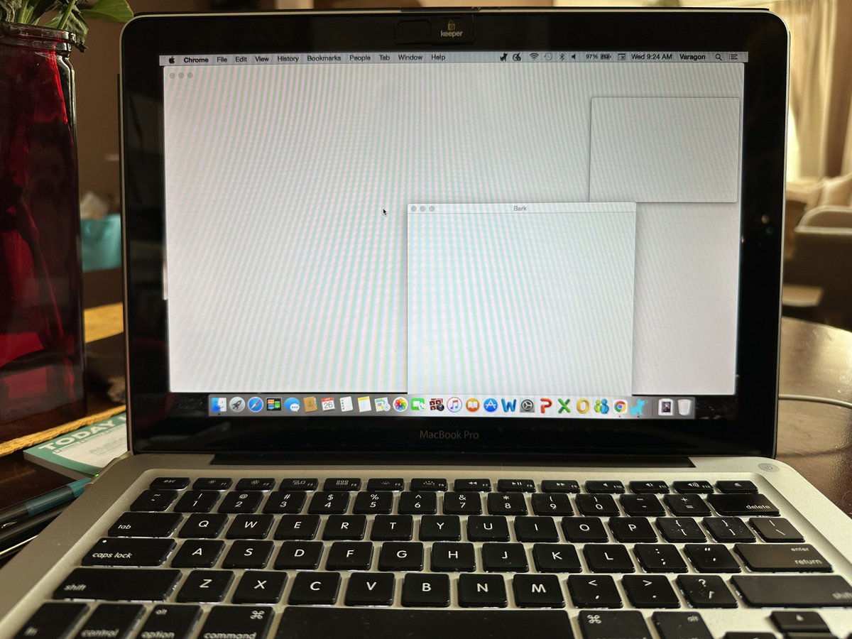 fandads's tweet photo. I’ve been staring at this screen for the last 10-15 minutes. 

It’s a good thing there’s construction going on down the block or my neighbors would hear me swearing at this MacBook! 

Let’s see if any posts get done today!

@Apple #NeedToUpgrade #MacBookBlues #DadLife https://t.co/GunUXSid4p