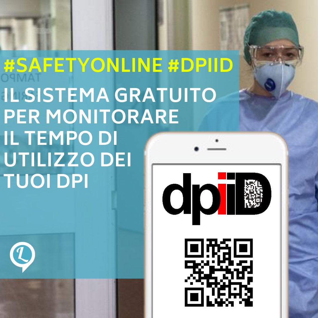 lapsypeople's tweet photo. #DPIID é un app #gratuita che ti permette di tenere il tempo di utilizzo dei tuoi #dpi 
É #semplice Stampi il #qrcode e lo inquadri con il tuo #smartphone e riceverai una notifica quando dovrai cambiarlo. 
#sicurezzasullavoro #safety #lavoro #safetyonline https://t.co/Qdillkfmgf