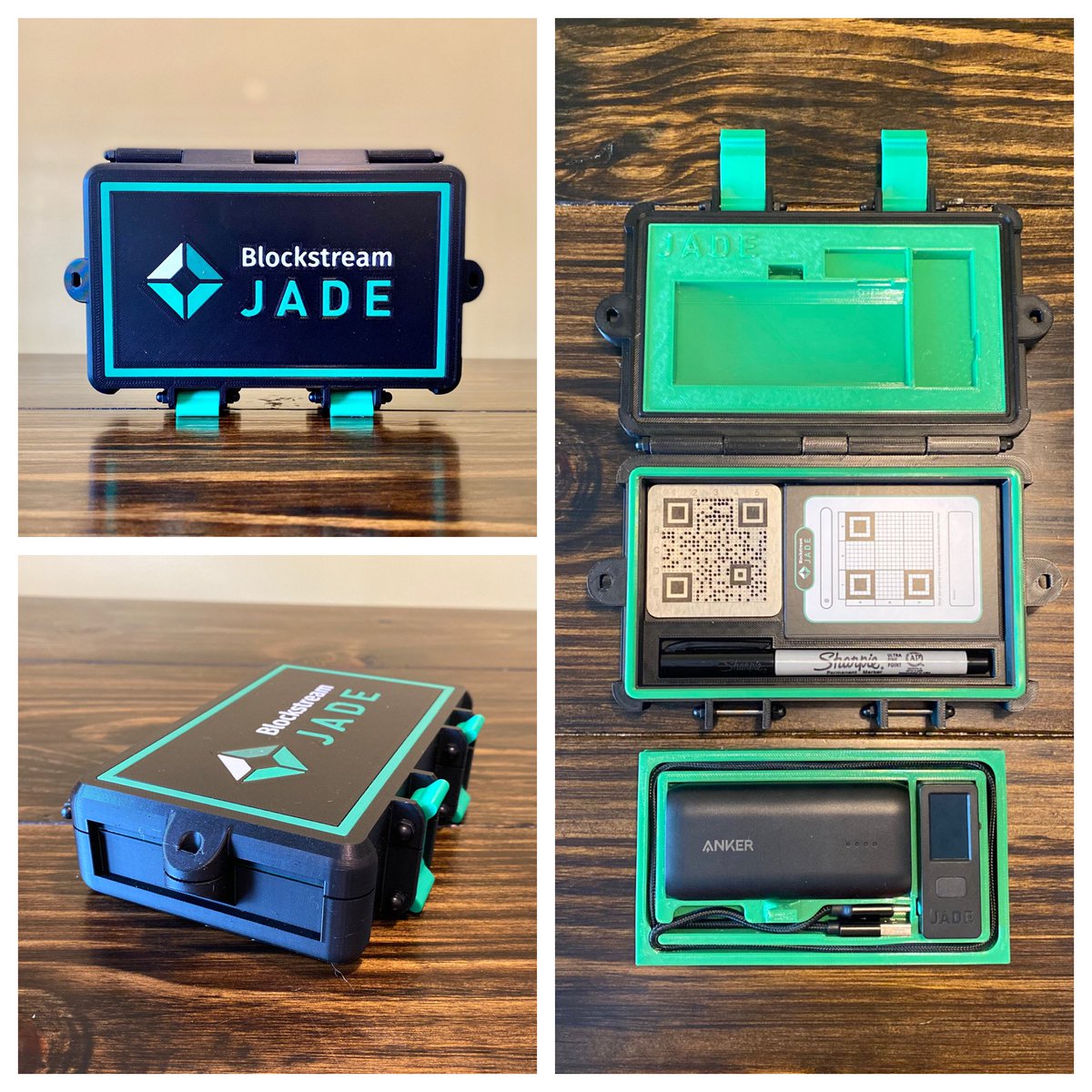 Was a bit more challenging to adapt the original Go Kit case than I  anticipated, but prototyping is finished. Everything you need to use Jade  as a stateless, airgapped signer -- all