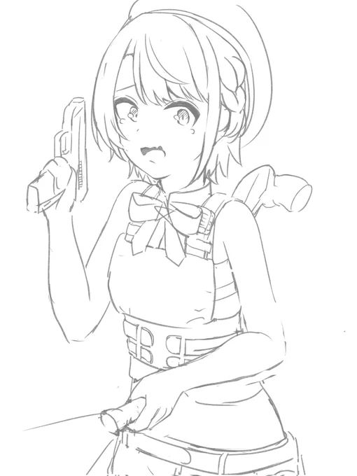うーん
ポージングもうちょっとなんとかならんかなぁ 