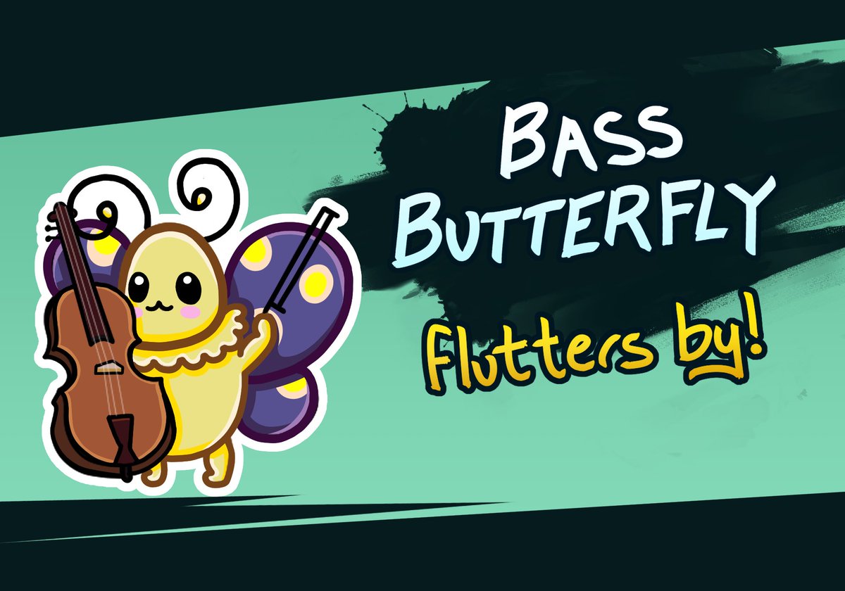 MinorScaleGame's tweet photo. A new Critter approaches… 🦋

Bass Butterfly flutters by!

Conduct this Critter and compose some chaos in Minor Scale, free to play now on Steam.

#indiegame #rhythmgame https://t.co/pzOueEjA08