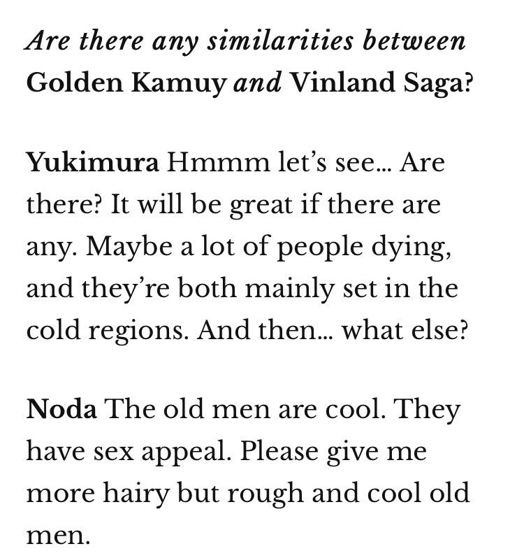 from <a href="/KamuyCentral/">Golden Kamuy Central ✨DOGSRED @Shonen Jump/MANGA+✨</a>