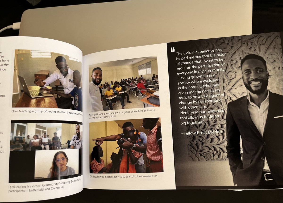 EDjeride's tweet photo. Mèsi anpil ! Muchas gracias! Many thanks @GoldinInstitute 🙏🏿🙏🏿❤️❤️ https://t.co/dJ0cE9kfVN