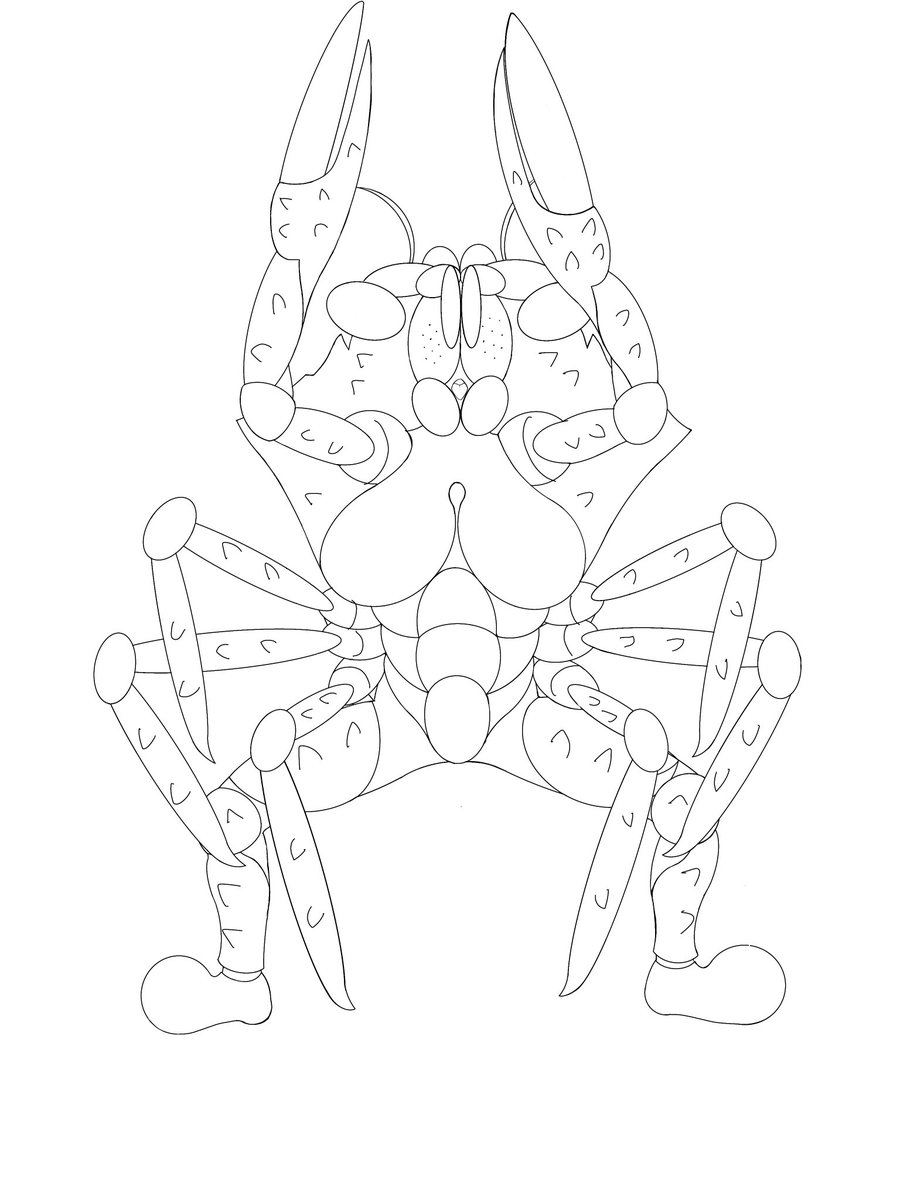 なんか構成考えててもやる気が出なかったから描いてみようと何も調べず描いてみたら…これオスのカニじゃん…女怪人なのに…ん？フクロムシ？メス堕ち…？ふーんエッチじゃん。まあ、今週中にはUPできるかね(´ω`)
#着ぐるみ　#女怪人