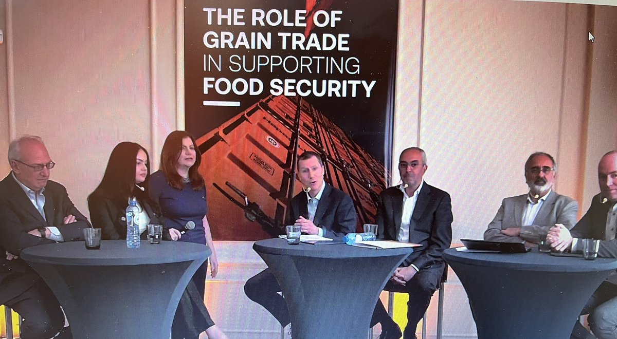 <a href="/COCERAL_EU/">COCERAL</a> webinar The Rol of #grain #trade in supporting #FoodSecurity. Discussion about #challenges for both #humanitarian #aid and #privatesector, and their same goal: #foodsecurity. <a href="/amer_badawi/">Amer Badawi</a>