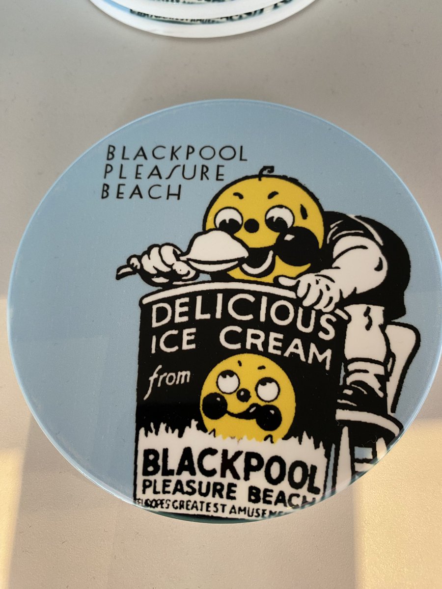 ThemeParkLoopy's tweet photo. I’m troubled by this. Is the baby Funshine eating ice cream made from Funshines? 🤔
#Blackpool #pleasurebeach #mrfunshine https://t.co/P6AvtftabT