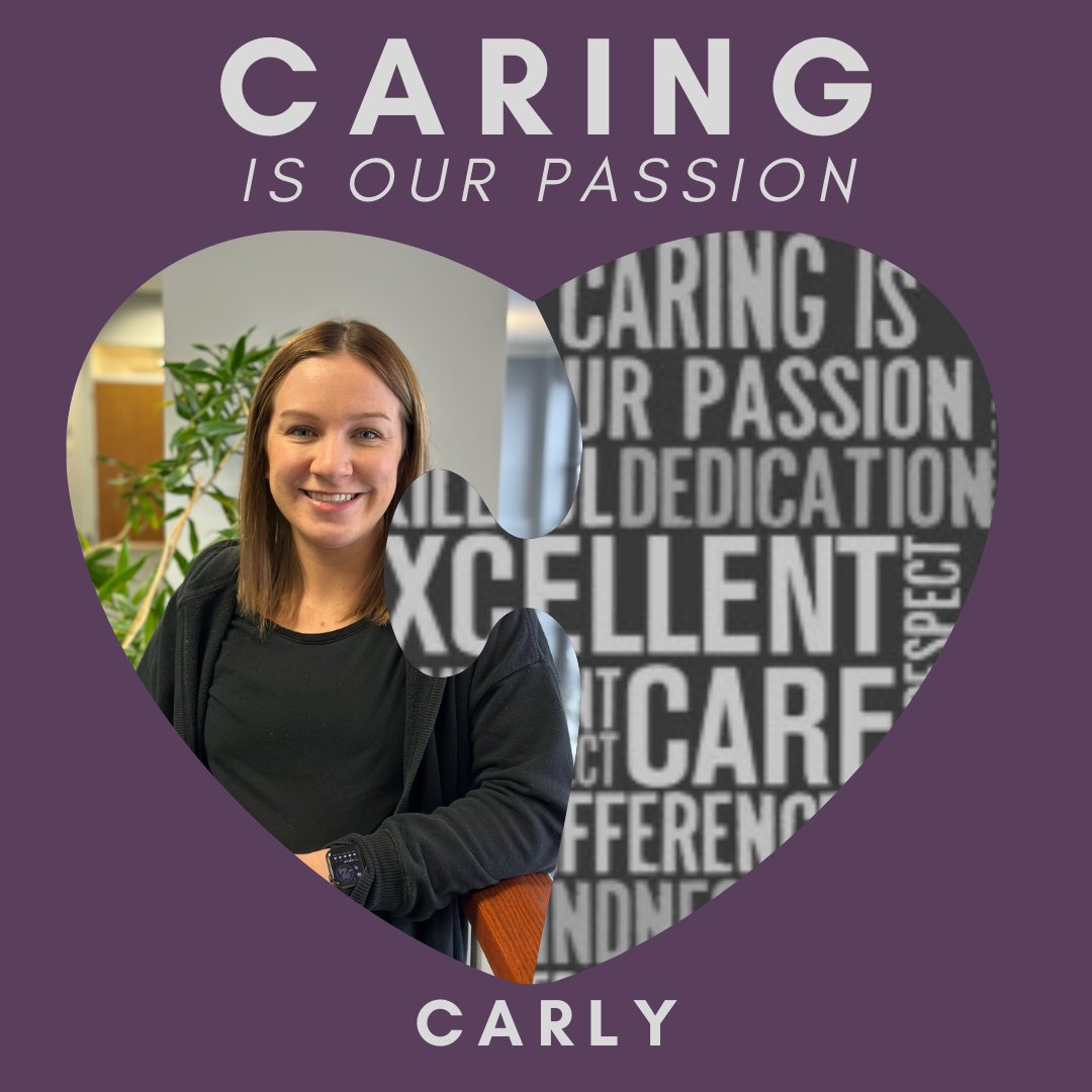 Carly told us, 'I love working in healthcare because I'm helping others and being the first friendly face patients meet.' Carly, you're an integral part of our team, and we're thankful for your kindness, caring and dedication! #teamFJIC #AdminWeek #CaringIsOurPassion