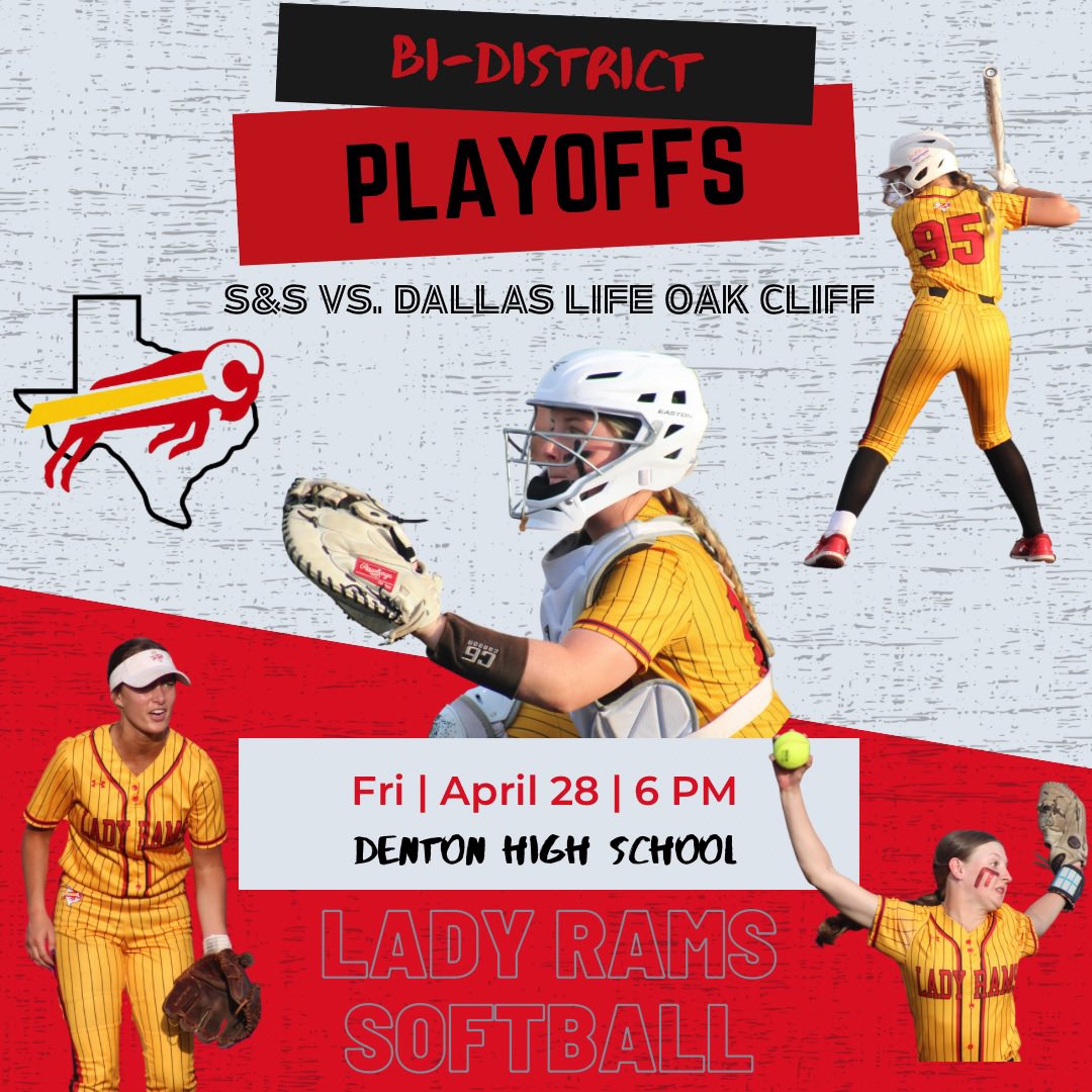 ladyrams_vball's tweet photo. 🚨TICKET LINK BELOW🚨

Round 1 - Bi-District Playoffs

🗓️ Friday April, 28th
🆚 Dallas Life Oak Cliff
📍Denton High School
      3001 Bronco Way, Denton
⏰ 6:00 PM
���️ Tickets ONLY: https://t.co/ETjI6ds6vK https://t.co/j6oiYIvdie