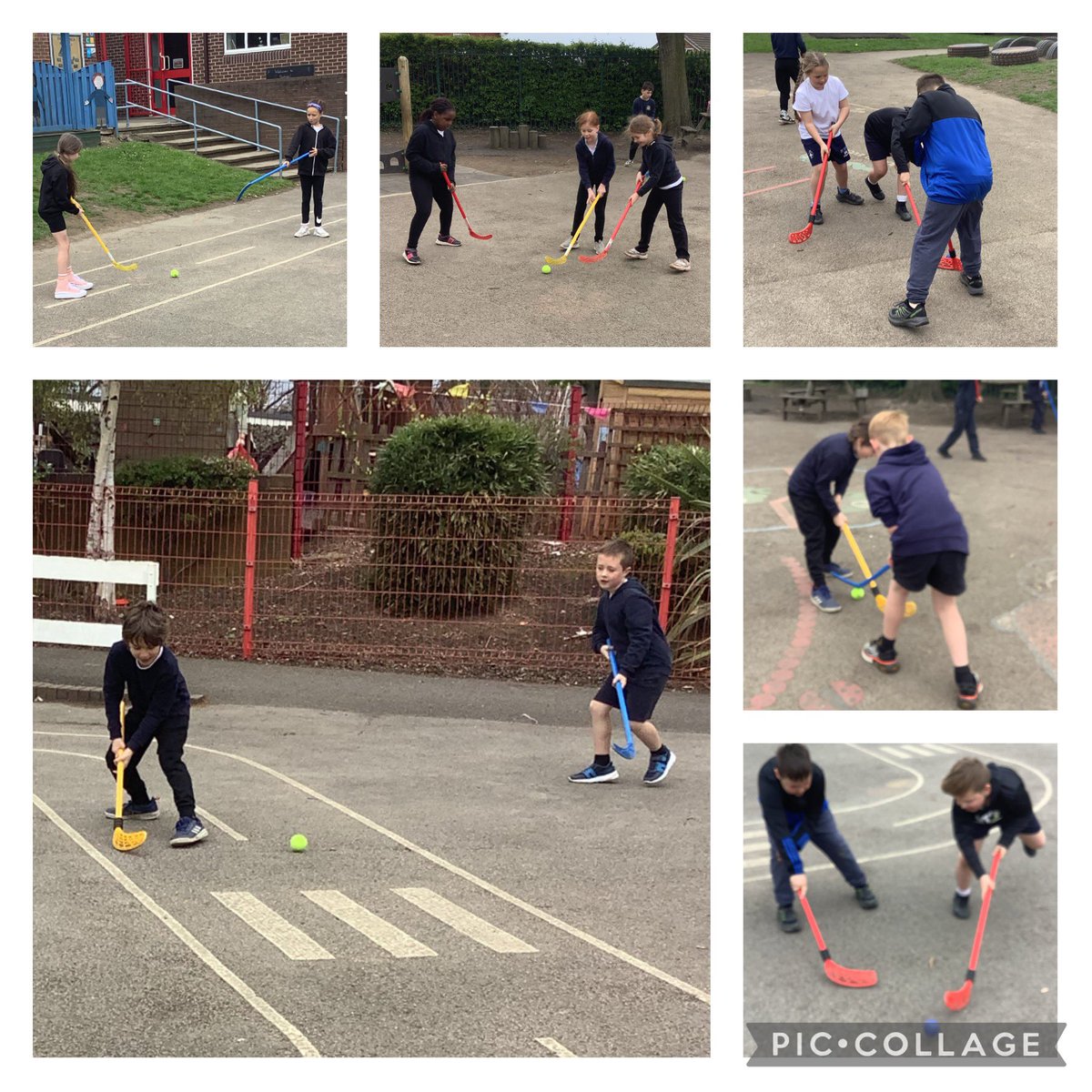 IPMATTowngate's tweet photo. Today in #PETPA we worked on our hockey skills, we had to control the ball, defend and tackle #Year3TPA https://t.co/AVX0FQkwe7