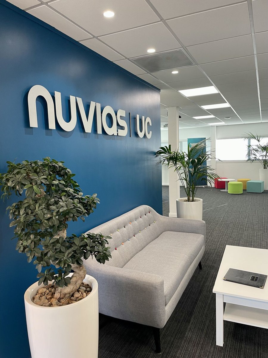 NuviasUC's tweet photo. We refreshed to our Newbury #office to create a brighter, more spacious environment. We are now benefiting from a more open floor plan and dedicated breakout areas, where our #team can communicate and collaborate more efficiently.
#OfficeRefresh #refurbishment https://t.co/j7scsv71Ms