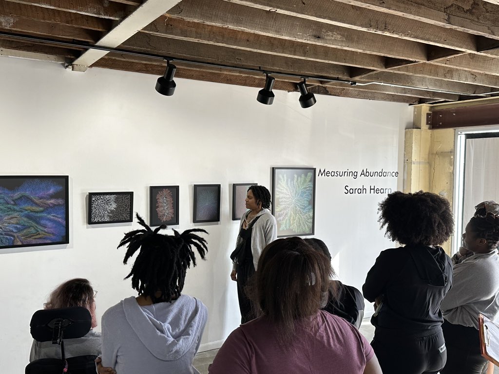 IAmWhyJustice's tweet photo. Day 2 - writing our I Am Why statements. Thank you @TKAAM for hosting. Facilitating our workshops surrounded by the art of Elizabeth Catlett, Jacob Lawrence and Samella Lewis was amazing.
•
•
•
•
•
#ElizabethCatlett #JacobLawrence #SamellaLewis @ProgenyICT https://t.co/lTsxltOF5P