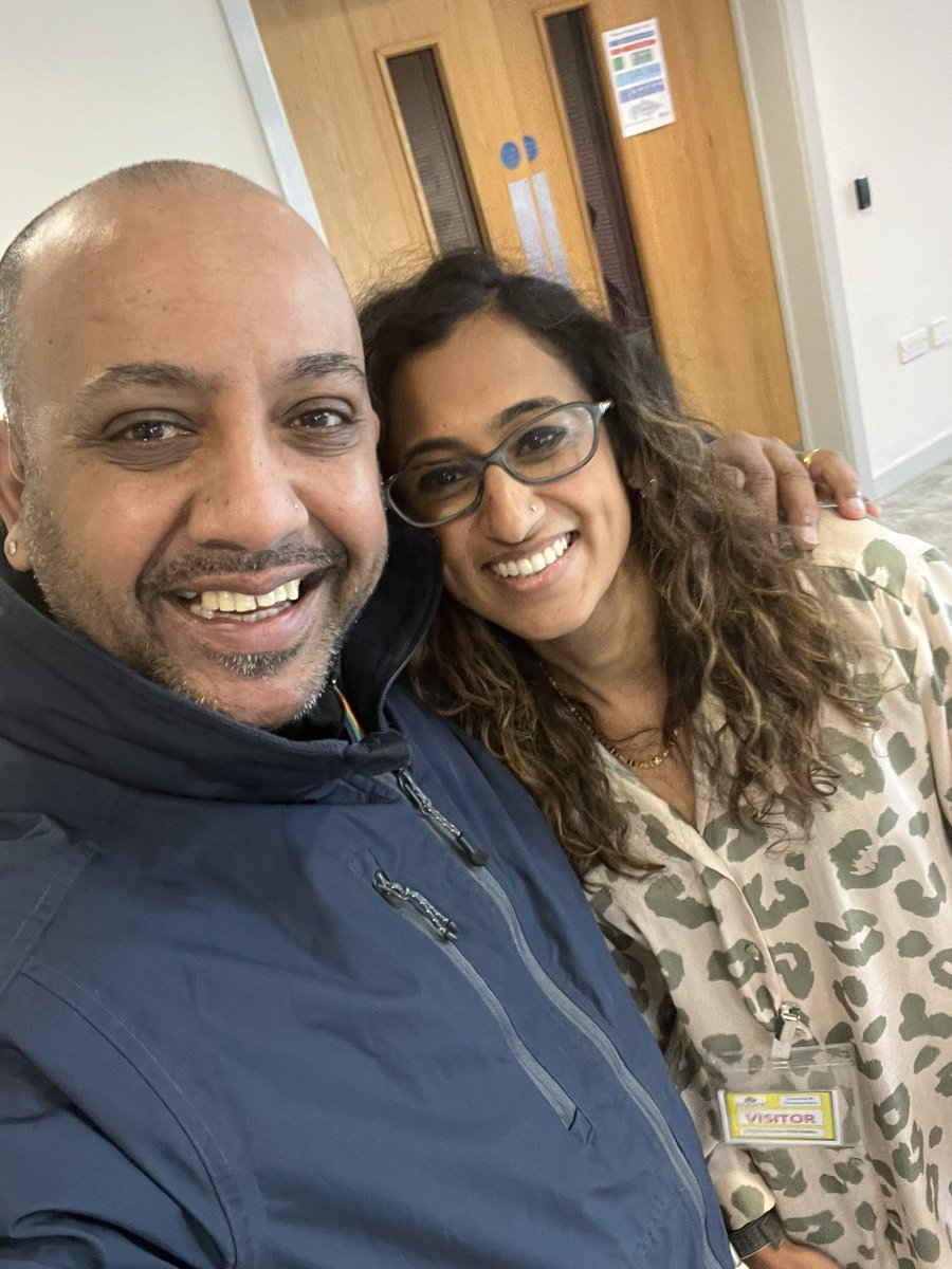 dmistry6621's tweet photo. So I bumped into my niece Tanisha at #CarrGate where she delivered Cultural Awareness event to colleagues. So proud of her, looking forwards to being part of it. @WestYorksPolice @WYP_Training @RameshMistry26 @alison_4life @bh_council @network_race @FaithAndPolice @WYP_SaferBD https://t.co/KDjoNhHAkB
