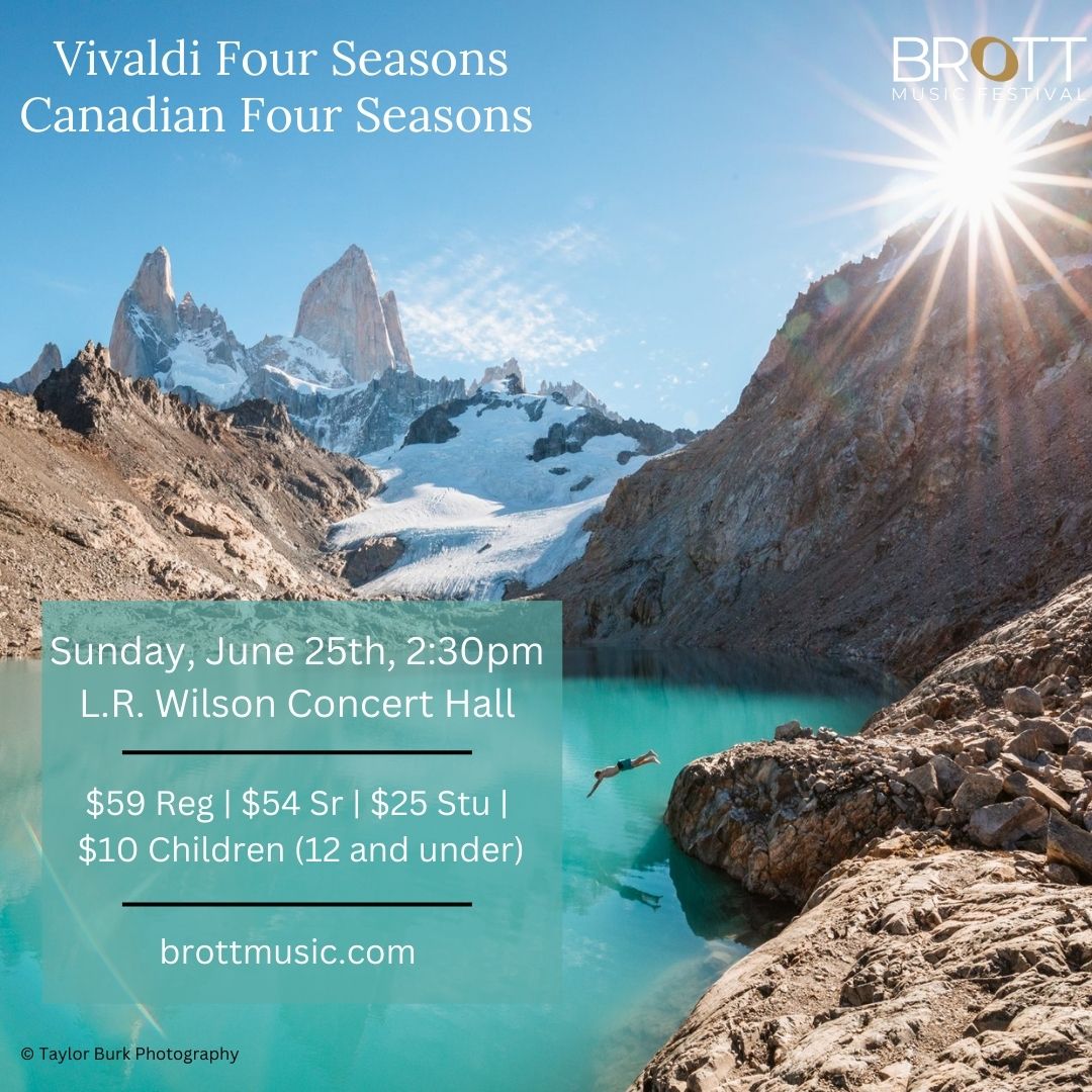 Our 36th Season is officially on sale! Join us this summer! brottmusic.com