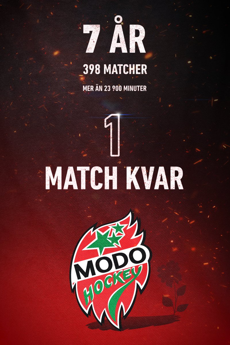 Är det ikväll det händer? #modose #twittpuck #hockeyallsvenskan #Ishockey #Övik
