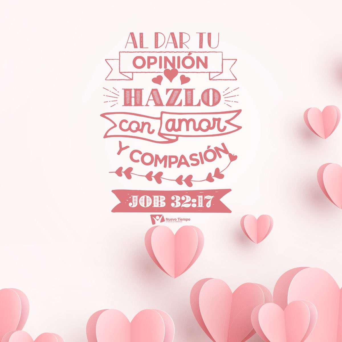 “Yo también responderé mi parte, Yo también declararé lo que pienso.” Job 32:17 #rpsp

Dios ayúdame a hablar con sabiduría, a tener prudencia, y sobre todo a no herir con mis palabras, por favor, pon en mis labios restauración y sanidad, en Jesucristo, amén 🙏 #PrimeroDio