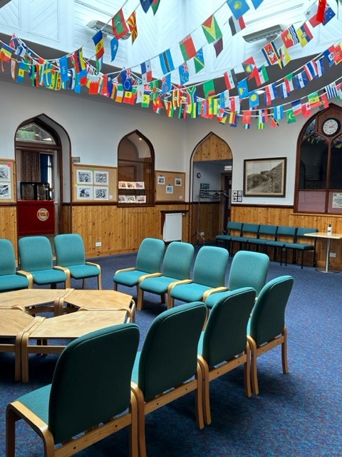 Islesburgh's tweet photo. The Central Café will be very busy over the Folk Festival. Consequently, there will be no table bookings in the Café from tomorrow until the end of the week. Tables will be available on a first come first serve basis. The HOPT App will not be available either. #folkfestival2023 https://t.co/UBBI6yKHsA