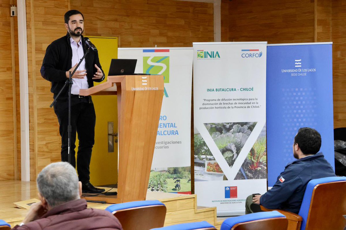 inia_remehue's tweet photo. INOCUIDAD ALIMENTARIA 🥬
En Seminario lanzamiento del PDT “Programa de difusión tecnológica para la disminución de brechas de
inocuidad en la producción hortícola de la Provincia de Chiloé” ejecutado por @iniachile con apoyo de @ACHIPIA y financiamiento de @CorfoLosLagos https://t.co/K9EYtAjaPR
